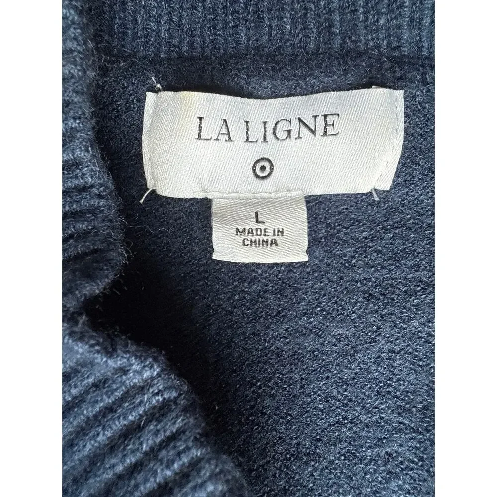 La Ligne x Target Navy Blue Red Striped Sweater Size Large